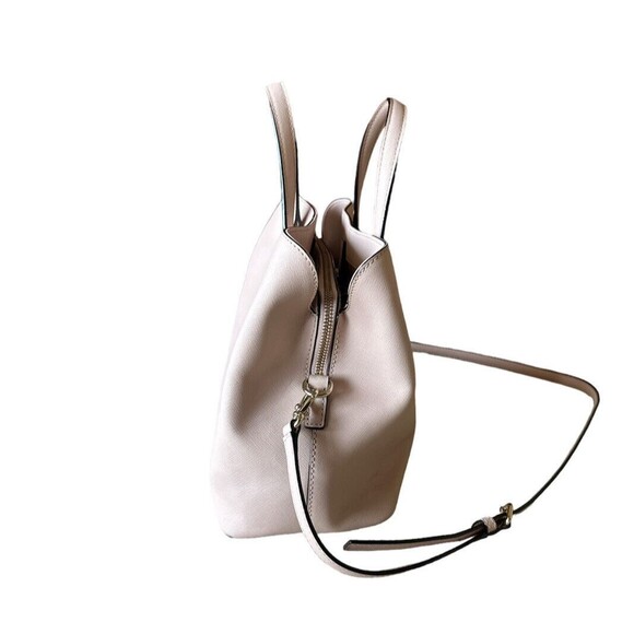 Kate Spade New York Laurel Way Evangelie Saffiano Leather Bag Satchel Pink - Picture 4 of 9